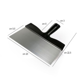 Raschietto inox cm 20 rinforzato Martellato srl  in Spatole da cucina