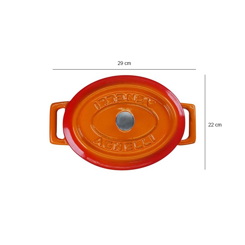 Casseruola ovale in ghisa Pentole Agnelli  in Cucina