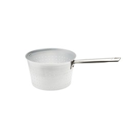 Colapasta in alluminio con manico e gancio | Pentole Agnelli