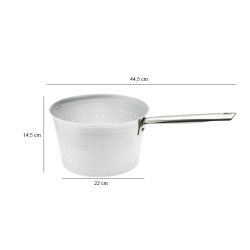 Colapasta alluminio con manico e gancio Pentole Agnelli  in Cucina