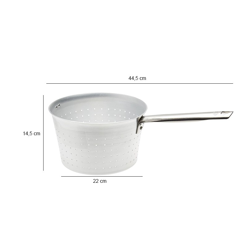 Colapasta alluminio con manico e gancio Pentole Agnelli  in Cucina