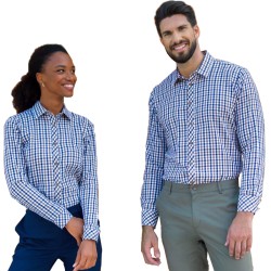 Camicia cameriere quadretti | Abbigliamento camicie | Rausa srl