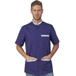 Casacca coreana uomo colore blu | Rausa srl