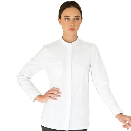 Giacca lavoro femminile bianca | Abbigliamento donna | Rausa srl