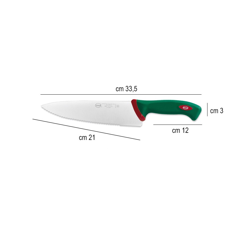 Coltello trinciante seghettato Sanelli Premana coltelli  in Coltelli da cucina professionali