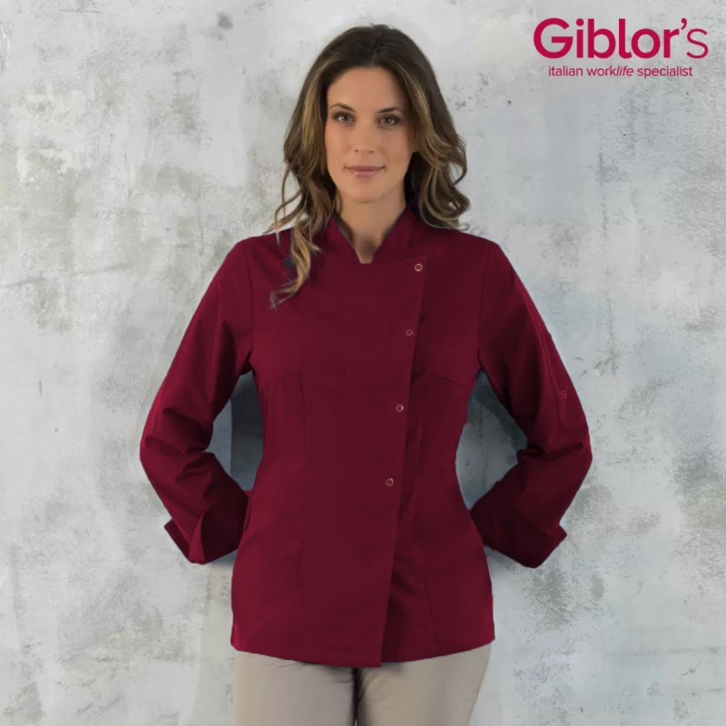 Giacca donna da lavoro gloria bordeaux Giblors  in Abbigliamento