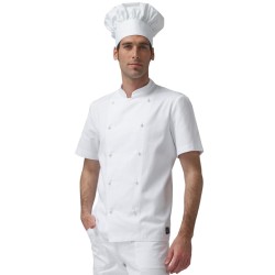 Giacca cuoco bianca manica corta | Abbigliamento | Rausa srl