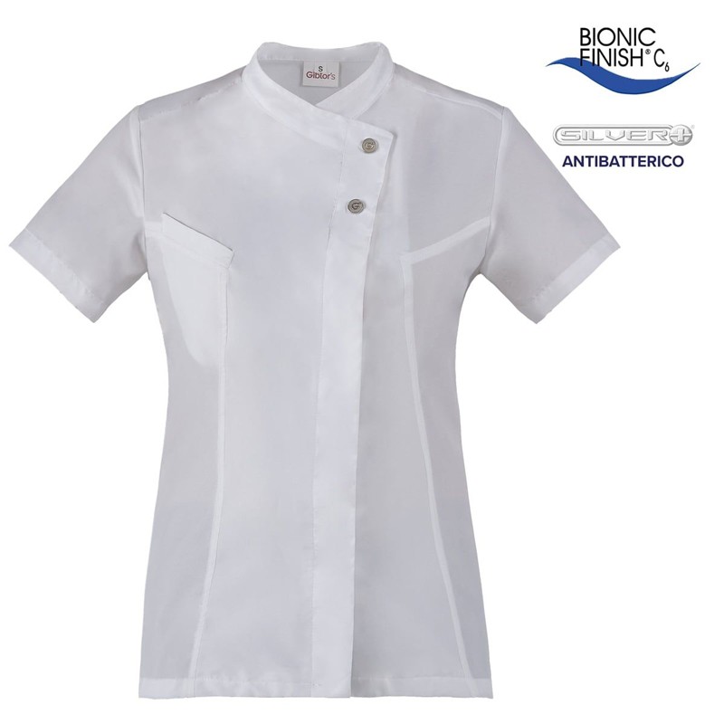 Casacca donna lavoro bianca Megan Giblors  in Abbigliamento