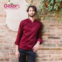 Giacca cuoco bordeaux cristian Giblors  in Giacca cuoco