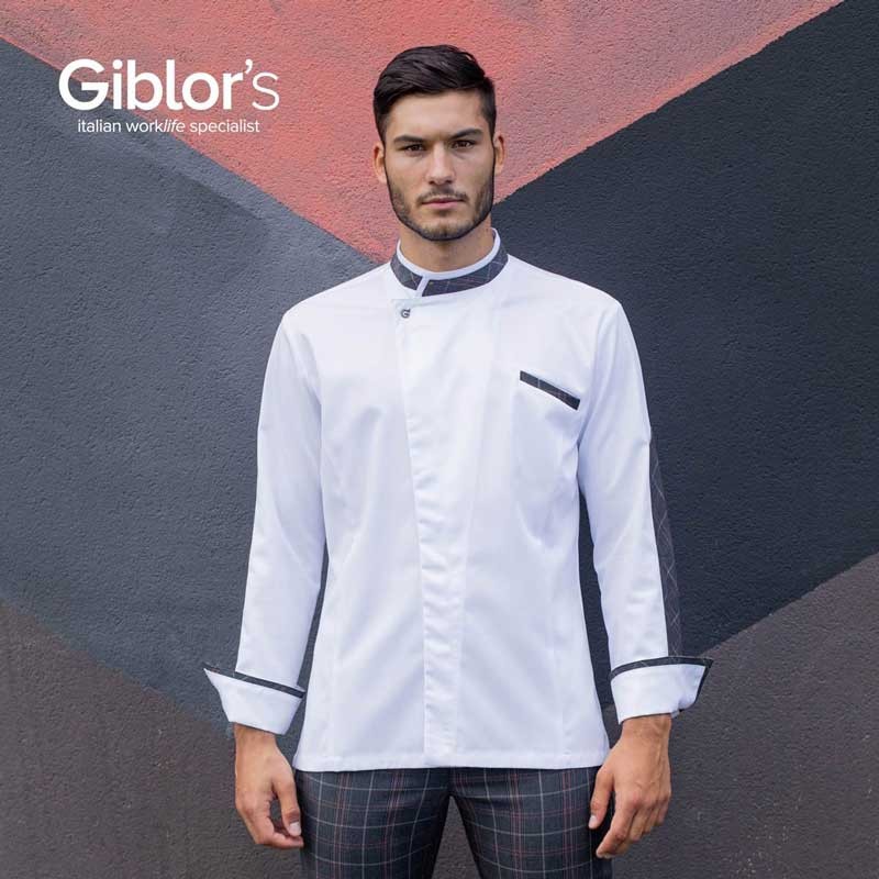 Giacca cuoco bianca dionisio Giblors  in Giacca cuoco