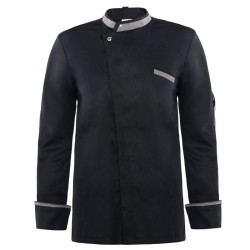 Giacca cuoco nera dionisio Giblors  in Giacca cuoco