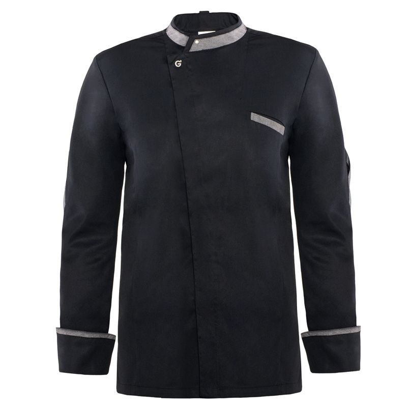 Giacca cuoco nera dionisio Giblors  in Giacca cuoco
