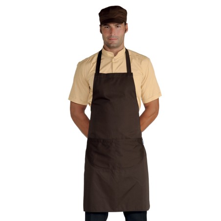 Grembiule cucina con pettorina cacao | Abbigliamento | Rausa srl