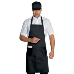 Grembiule cucina con pettorina nero | Abbigliamento | Rausa srl