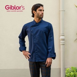 Giacca cuoco blu emanuel Giblors  in Giacca cuoco