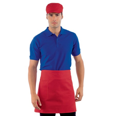 Grembiule da cucina a vita rosso | Abbigliamento | Rausa srl