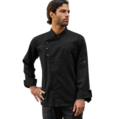 Giacca cuoco nera emanuel