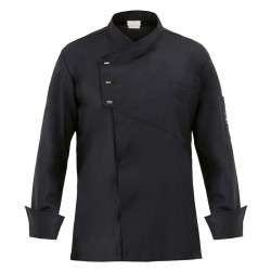 Giacca cuoco nera emanuel Giblors  in Giacca cuoco