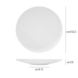 Piatto frutta fine china every time   in Linee