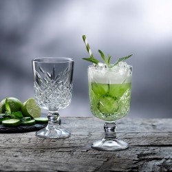 Calice vetro decorato cl 32   in Linee