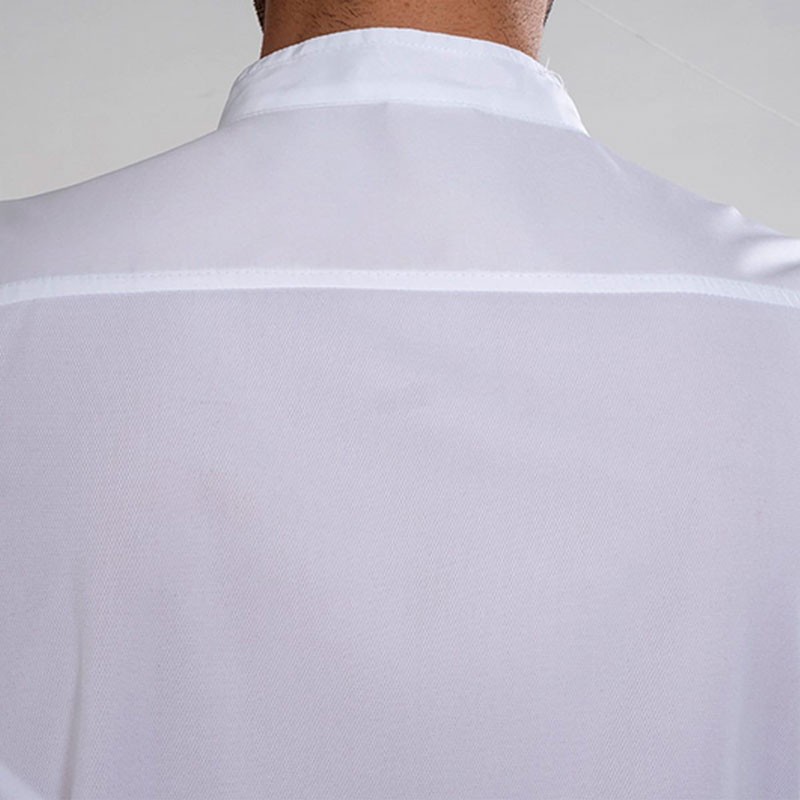 Giacca cuoco bianca manica corta harry Giblors  in Giacca cuoco