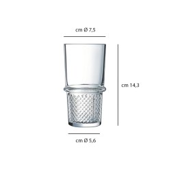 Bicchiere impilabile New York Arcoroc cl. 35   in Bicchieri