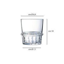 Bicchiere impilabile New York Arcoroc cl. 38   in Bicchieri