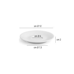 Piattino caffè Svasata   in Porcellane