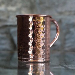 Tazza mug rame martellato   in Bicchieri