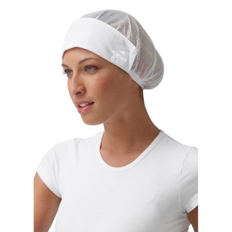 Cuffia donna con rete bianca | Abbigliamento accessori | Rausa srl