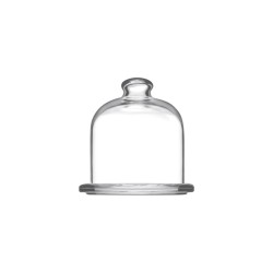 Piattino vetro con cupola Basic | Ciotole e ciotoline finger food