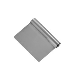 Raschietto pizzeria 15 x 10 in acciaio inox | Spatole | Rausa srl