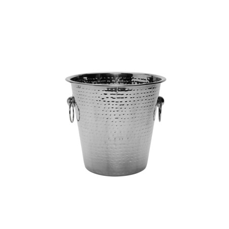 Secchiello champagne acciaio martellato | Secchielli | Rausa srl