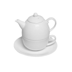 Teiera porcellana con tazza e piattino | Tazze e teiere | Rausa srl