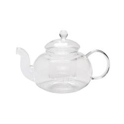 Teiera in vetro temparato trasparente 600 ml | Rausa srl