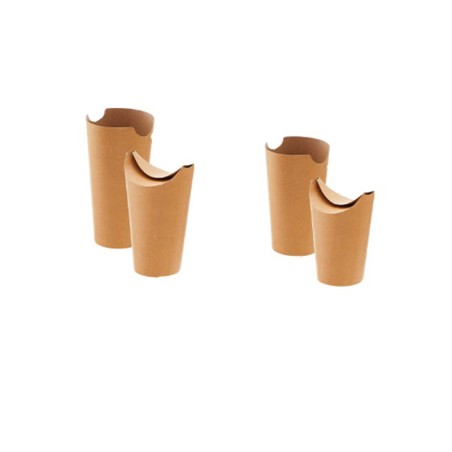 Contenitore carta tondo per fritti | Monouso contenitori | Rausa srl