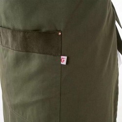 Grembiule da lavoro verde militare ryan Giblors  in Grembiuli da sala