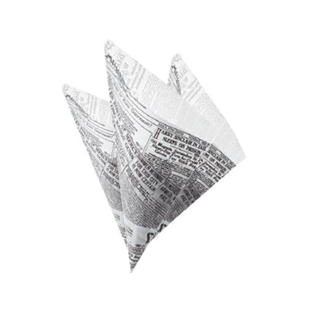 Cono in carta per fritti Journal | Monouso contenitori | Rausa srl