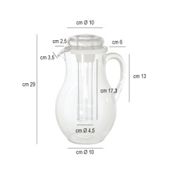 Caraffa policarbonato trasparente Ilsa  in Brocche e caraffe