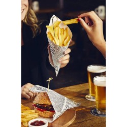 Cono in carta per fritti Journal Leone decorazioni  in Sacchetti e carta alimenti