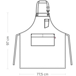 Grembiule da lavoro marrone tropez Giblors  in Grembiuli da sala