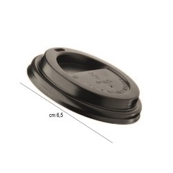 Coperchio con foro per bicchiere cartoncino Leone decorazioni  in Bicchieri monouso biodegradabili