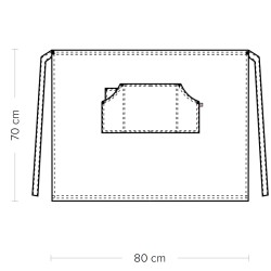Grembiule da lavoro scozzese shannon Giblors  in Grembiuli da sala