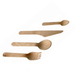 Posate in legno | Monouso Posateria | Rausa srl