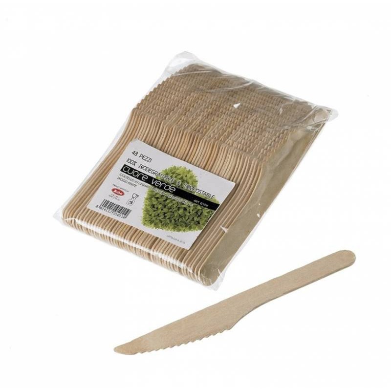 Posate in legno Leone decorazioni  in Posate monouso