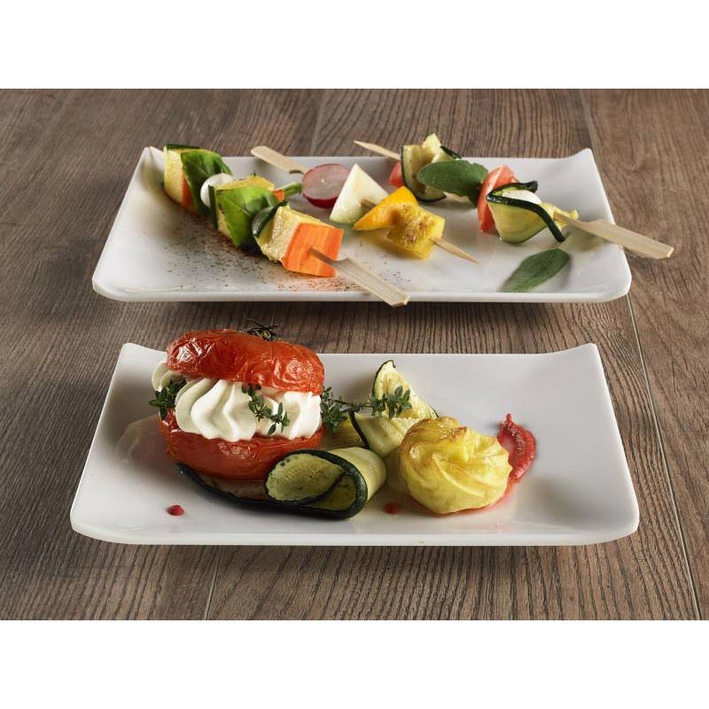 Piatto rettangolare pagoda melamina Leone decorazioni  in Porcellane