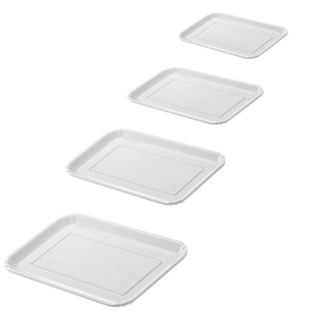 Vassoio bignè in melamina bianco | Vassoi per buffet | Rausa srl