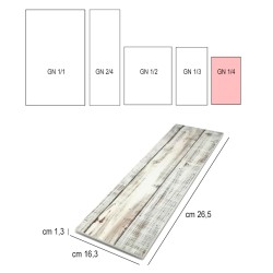 Vassoio piano melamina shabby Ilsa  in Buffet