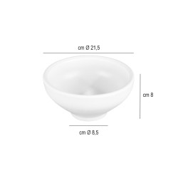 Ciotola melamina bianca taiji Ilsa  in Porcellane