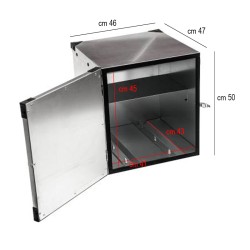 Contenitore box pizze non coibentato Gi-metal  in Cucina